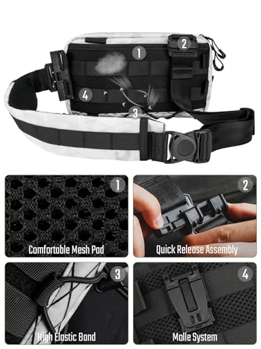 Bolso cruzado Cache L3 X-pac para porte de viaje y excursiones de montaña 5