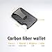 Carbon Fiber Wallet RFID Blocking Credit Card Case Anti-theft Cards Holder Black Metal Slim Money Clip for Men