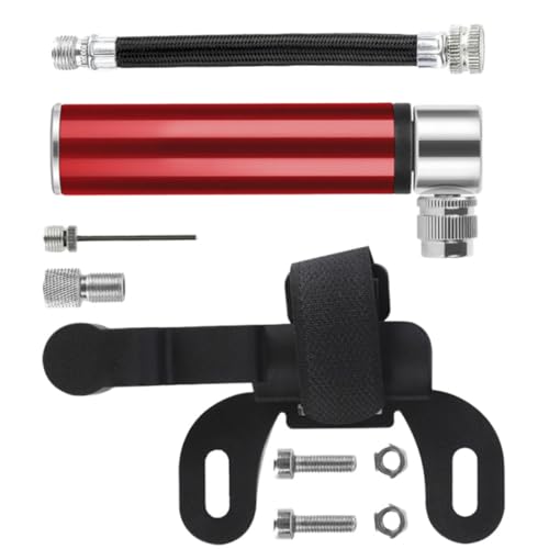 Homoyoyo Mini Bomba de Aire para Bicicleta Portátil de Aleación de Aluminio, Tamaño Único, Manual, Inflador de Neumáticos para Montaña y Carretera, Sellado Hermético sin Fugas, Uso
