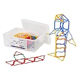 GEOFIX(ジオフィクス) ボリュームセット 収納BOX付き 128ピース 図形と立体に強くなる知育玩具 4歳以上対象 (スタンダードカラー)