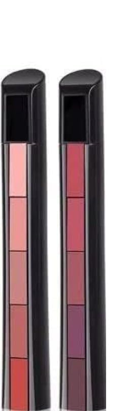 JustTya Professional 5 in 1 Matte Lipstick Set with 2 Stunning Shades Red & Nude Edition Transfer-Resistant, Smooth Matte Lip Makeup for Women-Suitable for All Skin Tones (Pack of 2)-image-11