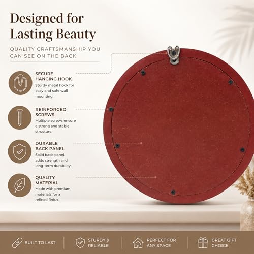 Image of Nagina International Hand Crafted Nautical Premium Wall Decor Rope Accentuated Mirror | Maritime Sailor's Decor Gifts & Collectibles (16 Inches)