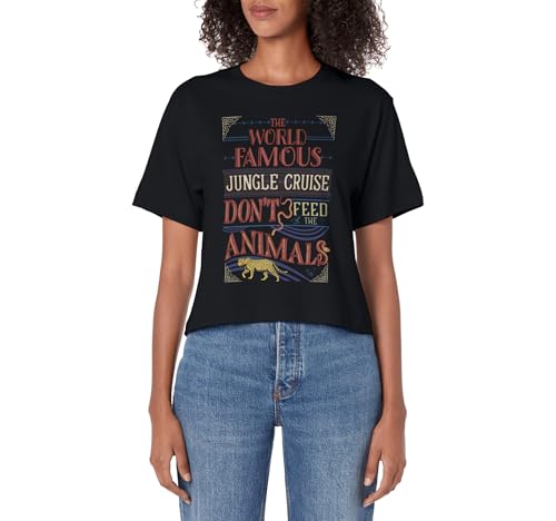 Disney Jungle Cruise Don't Feed Animals Women's Crop Top