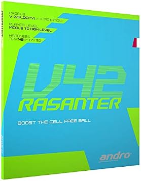 ANDRO Rasanter V42 Table Tennis Rubber Black 2.0