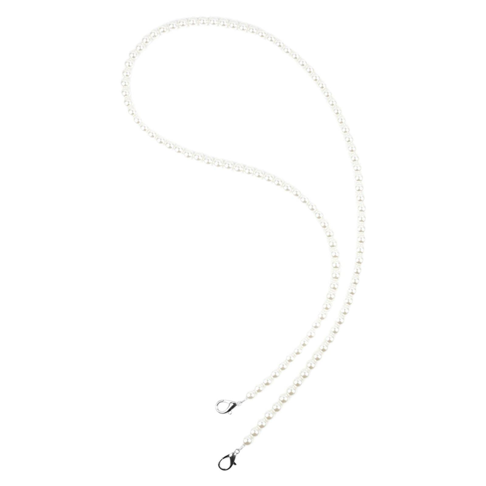 Pearl Strap for Bags Crossbody Bag Purse Chain Strap DIY Bag Decoration Lobster Clasp 105cm-image-37
