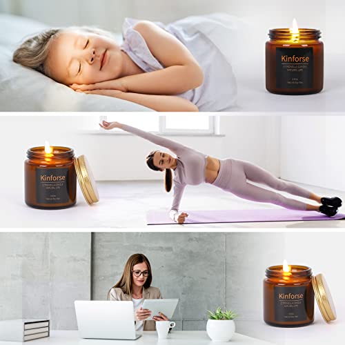 Kinforse Citronella Kerzen im 6er Set für Outdoor und Indoor