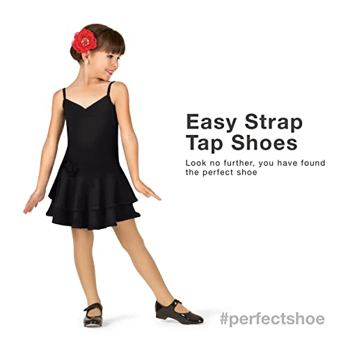 Theatricals Child Easy Strap Tap Shoes T9050C, Black Patent, 11 Little Kid #TOP5