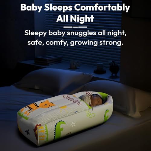 Image of StarAndDaisy Baby Mosquito Net with Mattress and Sleeping Bag, Foldable Mosquito Net Bed with Breathable Mesh, Portable Baby Bedding Set for Newborn