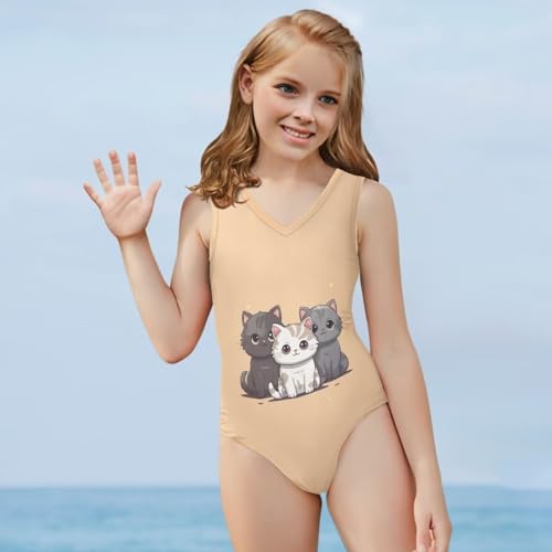 Image of ZFRXIGN Leotards for Girls Gymnastics 3-14 Years Kids Dance Clothes Summer Beachwear