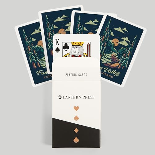 Lantern Press Fun Valley, Colorado, Baraja de 52 cartas póker miniatura 6