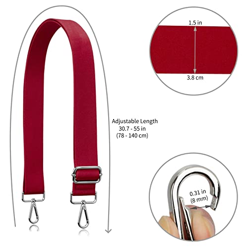 Image of Allzedream Thick Purse Strap Wide Adjustable Replacement Crossbody Bag Handbag