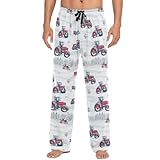 Elastische Taille: Diese Pyjamahose kommt in S-XXL, passend für die meisten Teenager- und Herrengrößen und ist mit einem elastischen Bund und zusätzlichem Kordelzug ausgestattet, um Ihnen eine tolle bequeme und entspannende Passform zu bieten.