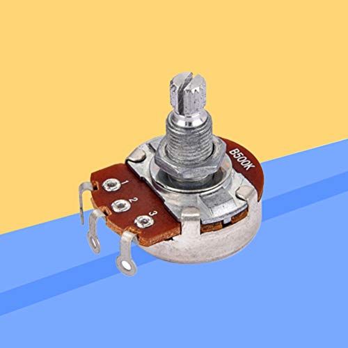 HEALLILY B500k Potentiomètre Long Moleté Split Shaft Basse Électrique Guitare Volume Ton Pots Audio Taper Switch… - Les Beatles, Paul McCartney, John Lennon, RIngo Starr, George Harrison HEALLILY B500k Potentiomètre Long Moleté Split Shaft Basse Électrique Guitare Volume Ton Pots Audio Taper Switch… – Image 6