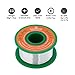 Ultra-Thin Solder Wire 0.01in 0.3mm Rosin Core Flux 2.5, Lead Free Solder Wire Sn99 Ag0.3 Cu0.7 Flow 50g Electronics Soldering Electric Solder