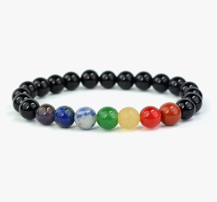 Image of Honbon Fancy Designer Beads Evil Eye Charms Bracelet,Handmade Unisex Nazar Bracelets,Friendship Band for All -Girls, Boys, Men & Women