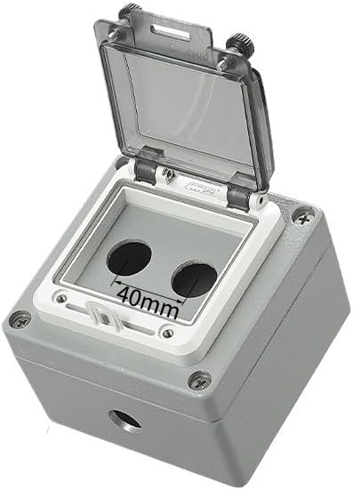 Metal Button Switch Control Box Emergency Stop Waterproof cast Aluminum Alloy Start Industrial Two or Three Position Switch emer(1)