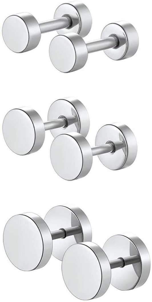 MEENAZ Earrings men boyfriend girls women gents ear studs for men Stainless Steel Piercing Clip on Screw Bali Pierced Hoop Stud Huggie Magnetic earrings for boys silver black gold blue boys earrings (B08YNS9JYB) Amazon Price History, Amazon Price Tracker