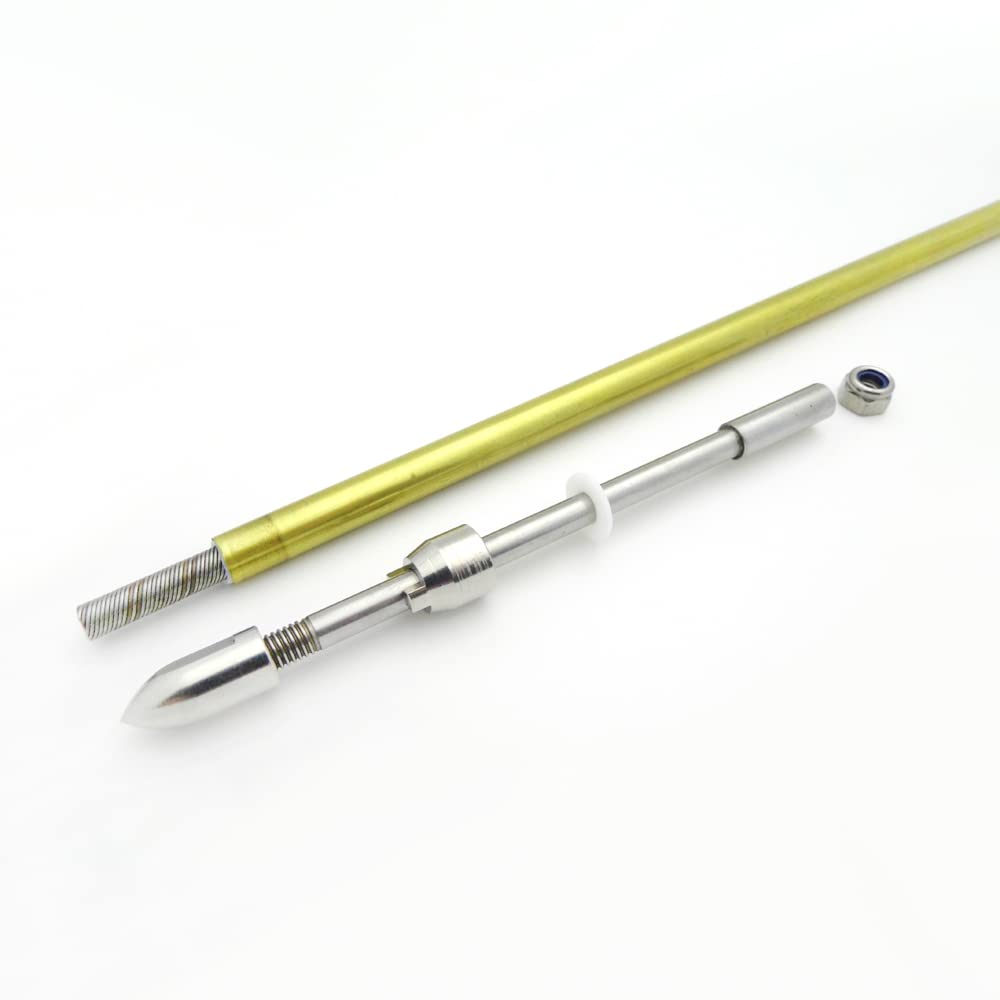 Accoppiatore Per Albero Flessibile Barca RC Da 5.0 Mm A 4.76 Mm - Colletto Universale Argento - Foto 3