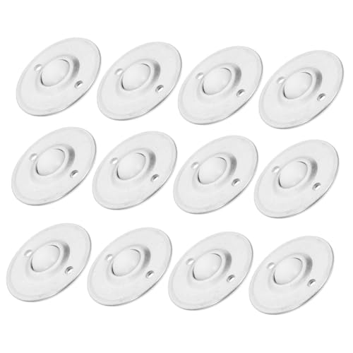 NOLITOY 12個 ナイロンボール軸受け付き万向ローラーボールキャスター 家具移動用 静音滑らか転 ソファー 展示棚 収納棚対応