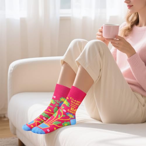 Image of Funny Socks for Women and Teenage Girls, Cute Crazy Unique Novelty Gifts