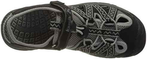 Kamik Women's Islander2 Sport Sandal, Black Black Charcoal BCH, 9 | Image 4