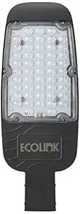 EcoLink 45-Watt Polycarbonate S1 Grey Street Light (Warm White, Pack of 2)