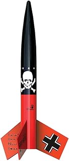 Estes 9721 Der Big Red Max Flying Model Rocket Kit - Reaches 1100 ft 335 m - Advanced Pro Series II Advanced Build