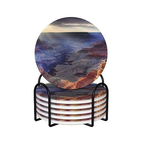 Dessous de verre absorbants céramique pour stopper les taches d'eau - 2