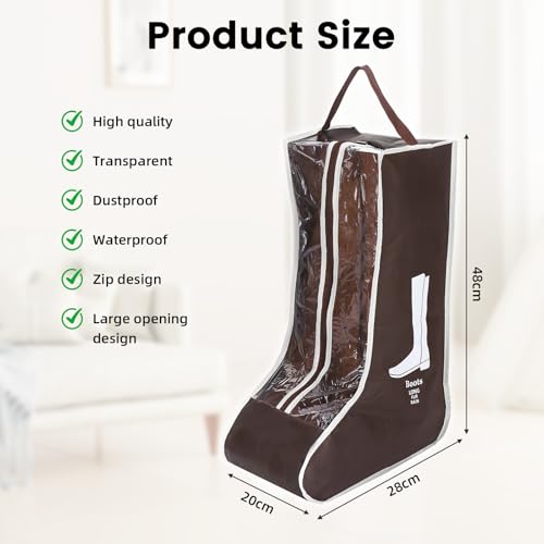 2 Stück Stiefeltasche Reitstiefel Schuhtasche Schuhsack Taschen Stiefel Aufbewahrung Schuhbeutel Reitstiefeltasche Reise Tragbare Wasserdicht Stiefelspanner Reitstiefel für Zuhause und Reisen