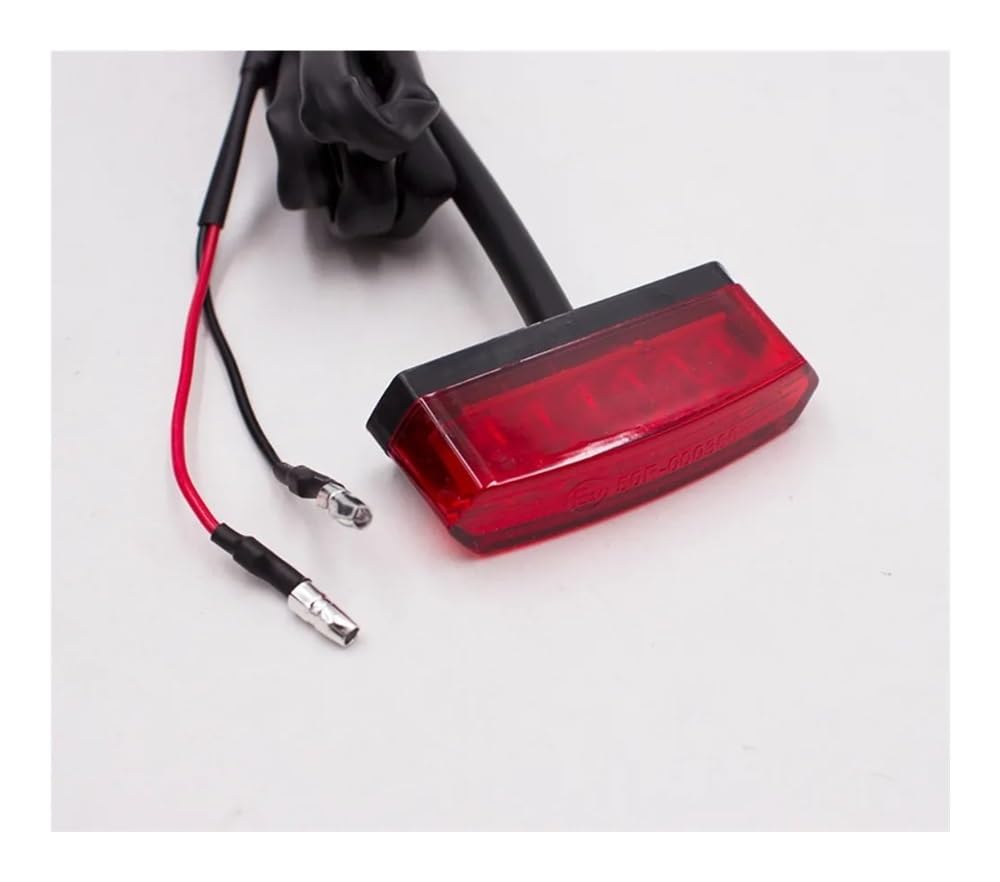 Luce Stop Fanale Posteriore Fanale posteriore a LED universale con indicatore rosso, fanale per moto modificato, alloggiamento in plastica per luci a, parti dell'attrezzatura