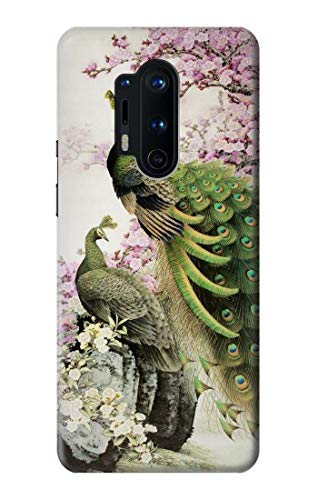 Étui Coque OnePlus 8 Pro Idée Cadeau Originale Peinture Paon Chinois