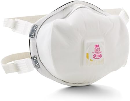 3M Particulate Disposable Cup Respirator 8293 P100, NIOSH APPROVED