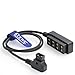 Male D-tap B to 4-Port Female D-Tap P-Tap Hub Adapter Splitter For Photography Power