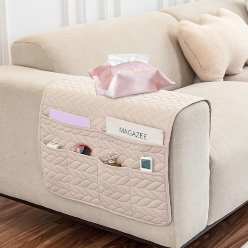 Armrest Organizer Waterproof Non-Slip 6 Pockets Storage Case for ...