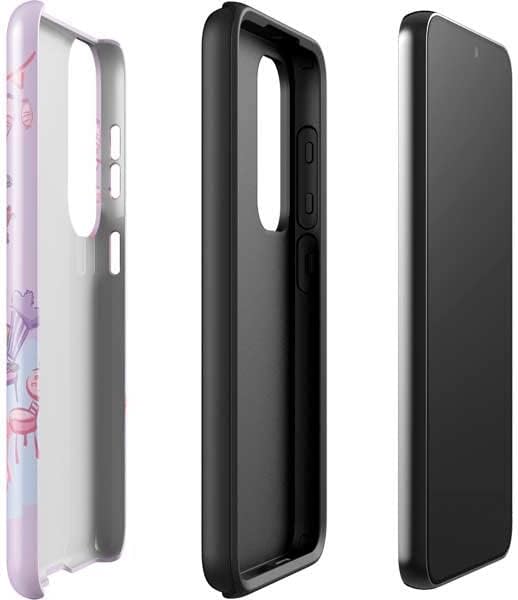 Skinit Pro Phone Case Compatible with Galaxy S23 - Officially Licensed Disney Alice in Wonderland (Animated) Mad Tea Party Design