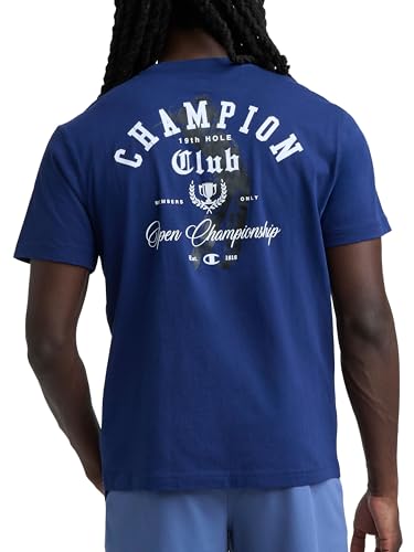 Image of Champion Men's Classic Graphic Short Sleeve T-Shirt, Standard Fit, Champion Club Graphics