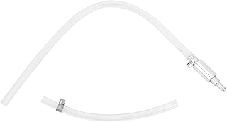 Aramox Mangueira de sangramento de freio de embreagem, 2 peças mangueira de sangramento de freio 5 mm ID 8 mm OD kit de ferramentas de sangramento de alumínio acessórios para motocicleta