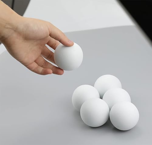 Miniatura 5 de Bolas de espuma EVA para niños graffiti, bloques de construcción, pintura creativa, 6 unidades, color blanco