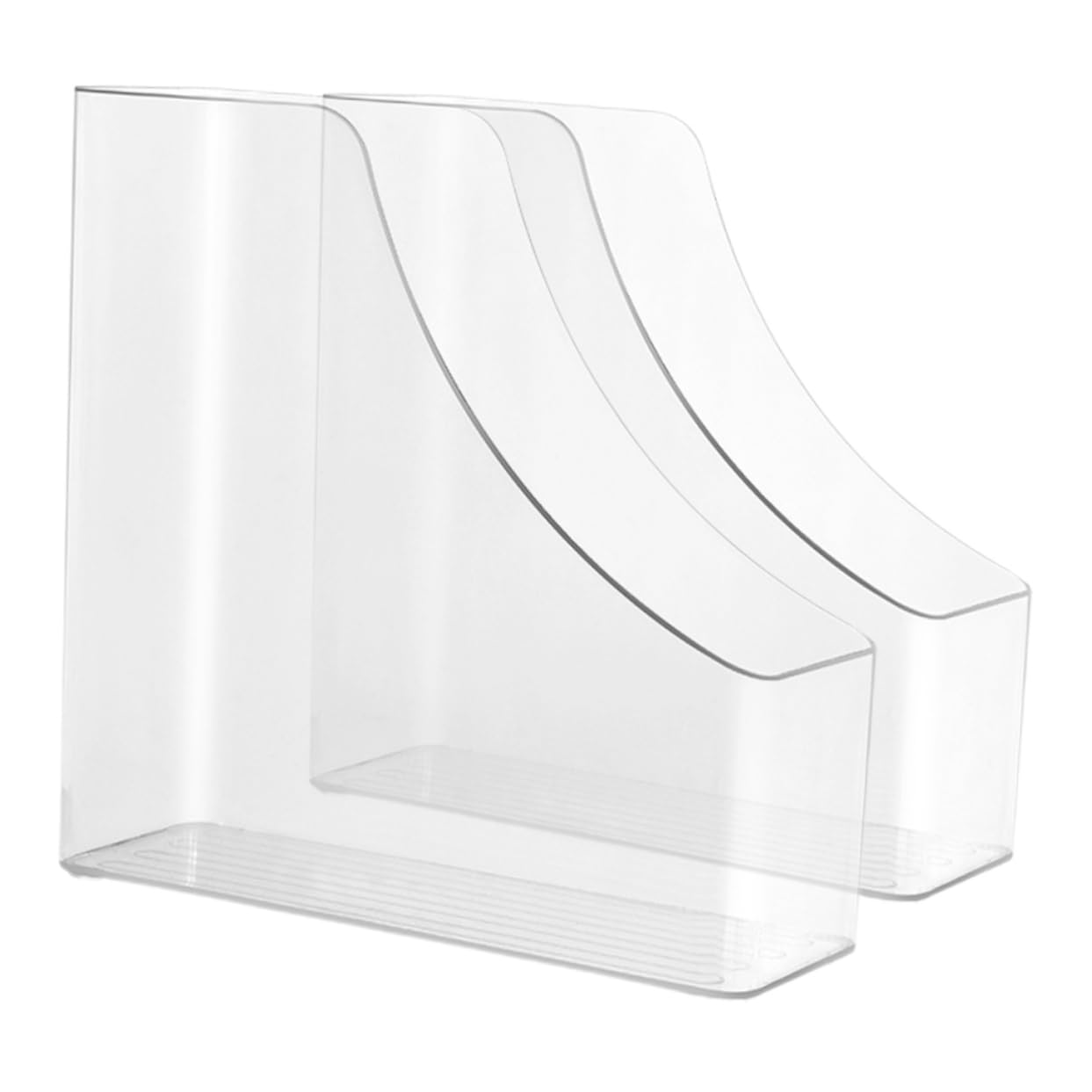 Soportes Transparentes Para Documentos y Revistas A4, Organizadores De Archivos De Escritorio, Revisteros Reutilizables Para Oficina y Estudio, Conjunto De 2 Piezas