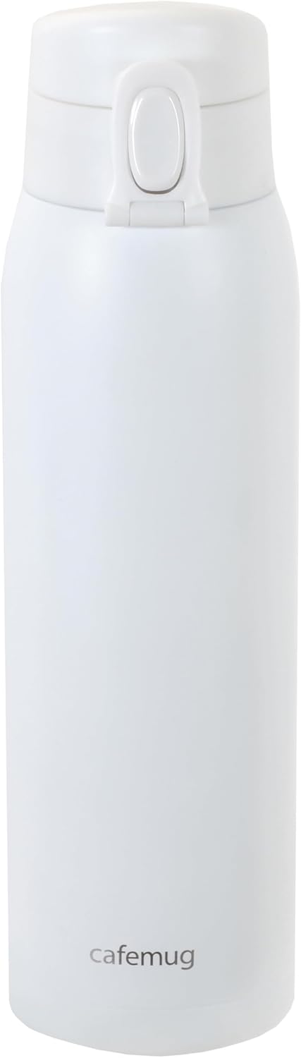 Pearl Metal Cafe Mug Grace Lightweight One-Touch Mug, Vacuum Insulated, 22.0 fl oz (650 ml), Pale Pink HC-546