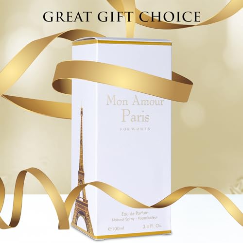 Mon Amour Paris for Women Eau De Parfum - Floral & Fruity - Ylang-Ylang, Damascus Rose, Jasmine - Classy & Elegant fragrance for Woman - Suitable for Daily Wear & Special Occasions - 100ml Bottle - Image 7
