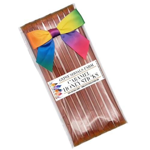 Miel con caramelo en palitos Gypsy Shoals Farm 10 unidades miniatura 1