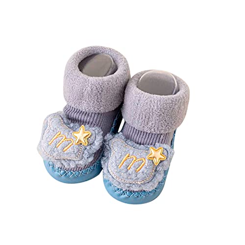 Infant Cute Cartoon Socks Shoes Comfortable Toddler Shoes Cartoon Pattern Cotton Warm Breathable Shoes Baby Shoes