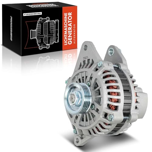 Frankberg Alternator Generator 12V 4-pole 100A Compatible with Dedra 1.8L Dedra SW 1.8L Galant VI 2.5L Galant VIII Estate 2.5L Petrol 1996-2004 Replace# A003TA4791