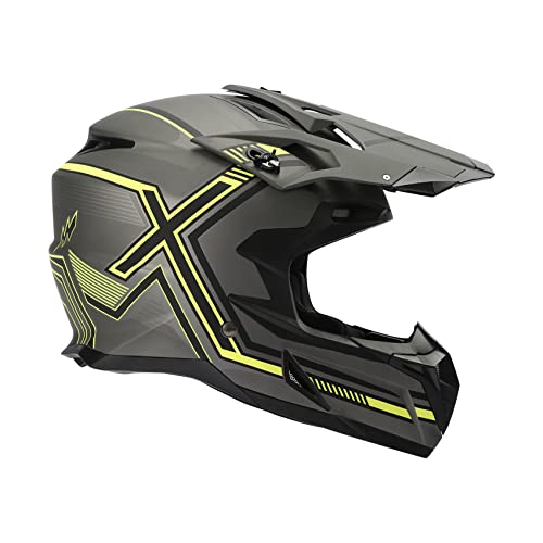 Image of SLMOTO DOT Certified Full Face Adult Motocross Motorcycle Helmet ATV Gray M