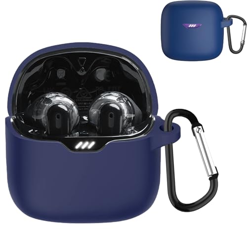 UIUIKA JBL TUNE FLEX �P�[�X TUNE FLEX �ی�J�o�[ �_�炩�� �V���R���� TUNE FLEX �P�[�X �����h�~ �L�Y�h�~ �ϏՌ� �h�o �y�� �����[�d�\ �J���r�i�t�� �����h�~(�u���[)