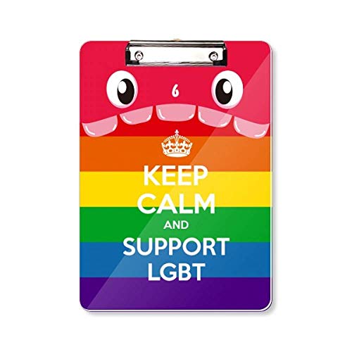 Drapeau transgenre LGBT arc-en-ciel porte-bloc A4 sous-main papeterie