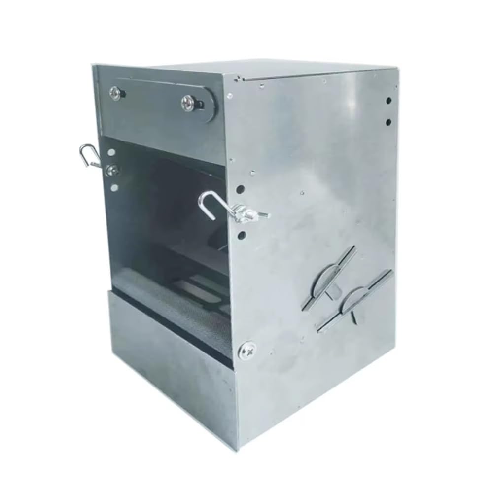 Comedero Automático de Acero Inoxidable para Loros, Antiderrame y Resistente a las Mordeduras, Ideal para Loros Grandes