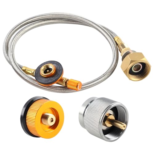 RoxNvm Gaskartuschen Adapter,Campingkocher Gas Adapter,LPG Adapter,Propan...