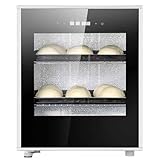 【FACILE D'UTILISATION ET ÉCONOMIQUE EN ÉNERGIE】L'étuve à pain est équipée de deux écrans numériques affichant en temps réel la température et l'humidité, garantissant ainsi des conditions optimales pour la fermentation. Sa conception écoénergétique ne consomme que 1 kWh par jour, soit l'équivalent de la consommation d'une ampoule standard pendant 10 heures, ce qui la rend à la fois pratique et économique.